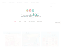 Tablet Screenshot of cloverandviolet.com